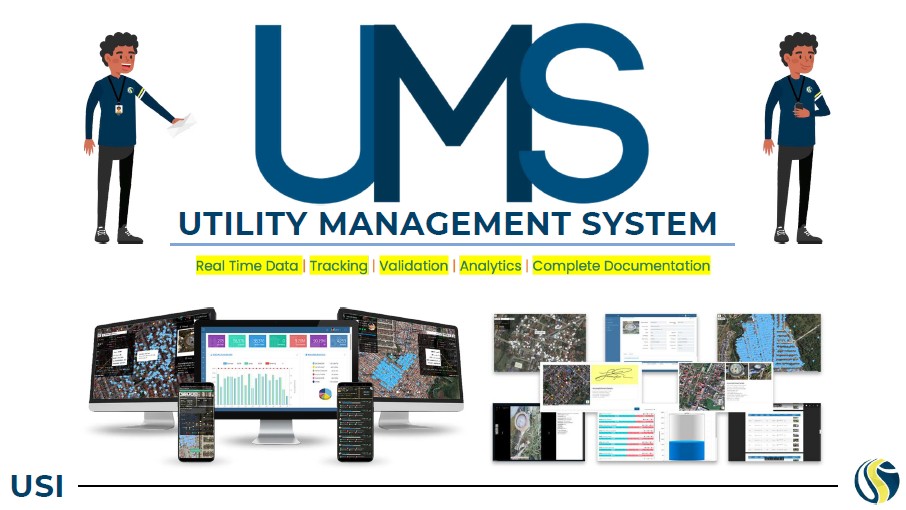 Engineers monitoring utility systems in a control room
